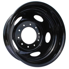 19.5x6.75 10x225mm Black Steel Ford F450/550/53/600 (2005-Present), Ram 4500/5500 2008-Present