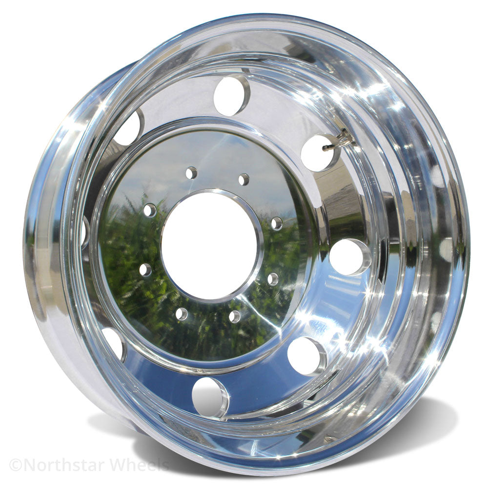 19.5x6.00 Northstar 8x210mm Hub Pilot Mirror Polished Both Sides (Chevy/GMC 3500 DRW 2011-Present) 2